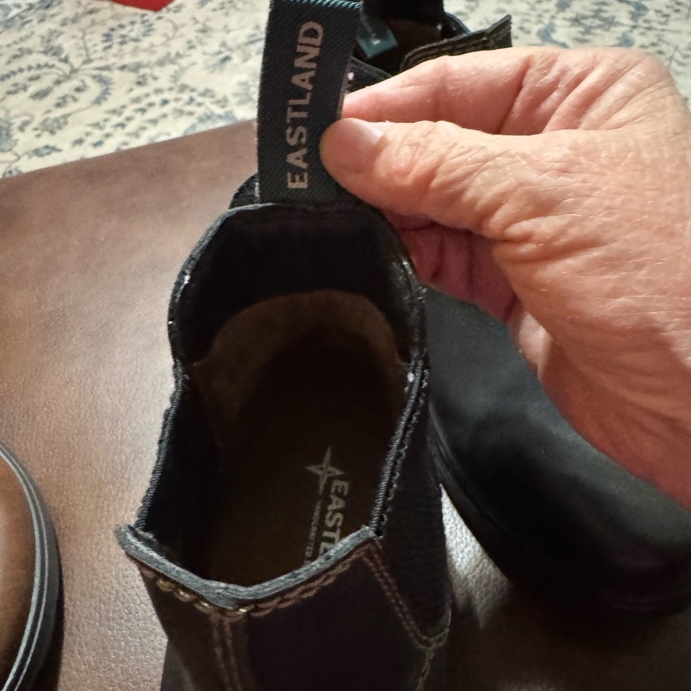 Eastland Black Ankle Boots - Picture 7 of 8